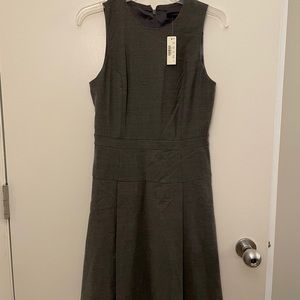 NWT J. crew gray A line casual dress size 2